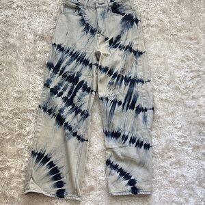 BDG wide leg tie dye denim sz 27